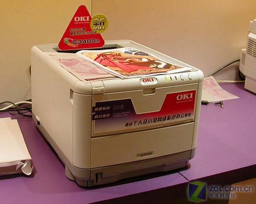 OKI 3400n网络彩打直降八百还送礼 