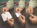 清洁投影机镜头表面——如何折试镜纸棒