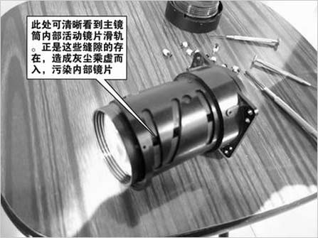 恢复亮度 投影机内部拆解清洗方法